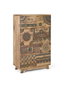 GINER Y COLOMER Commode 11 tiroirs en bois de manguier multicolore